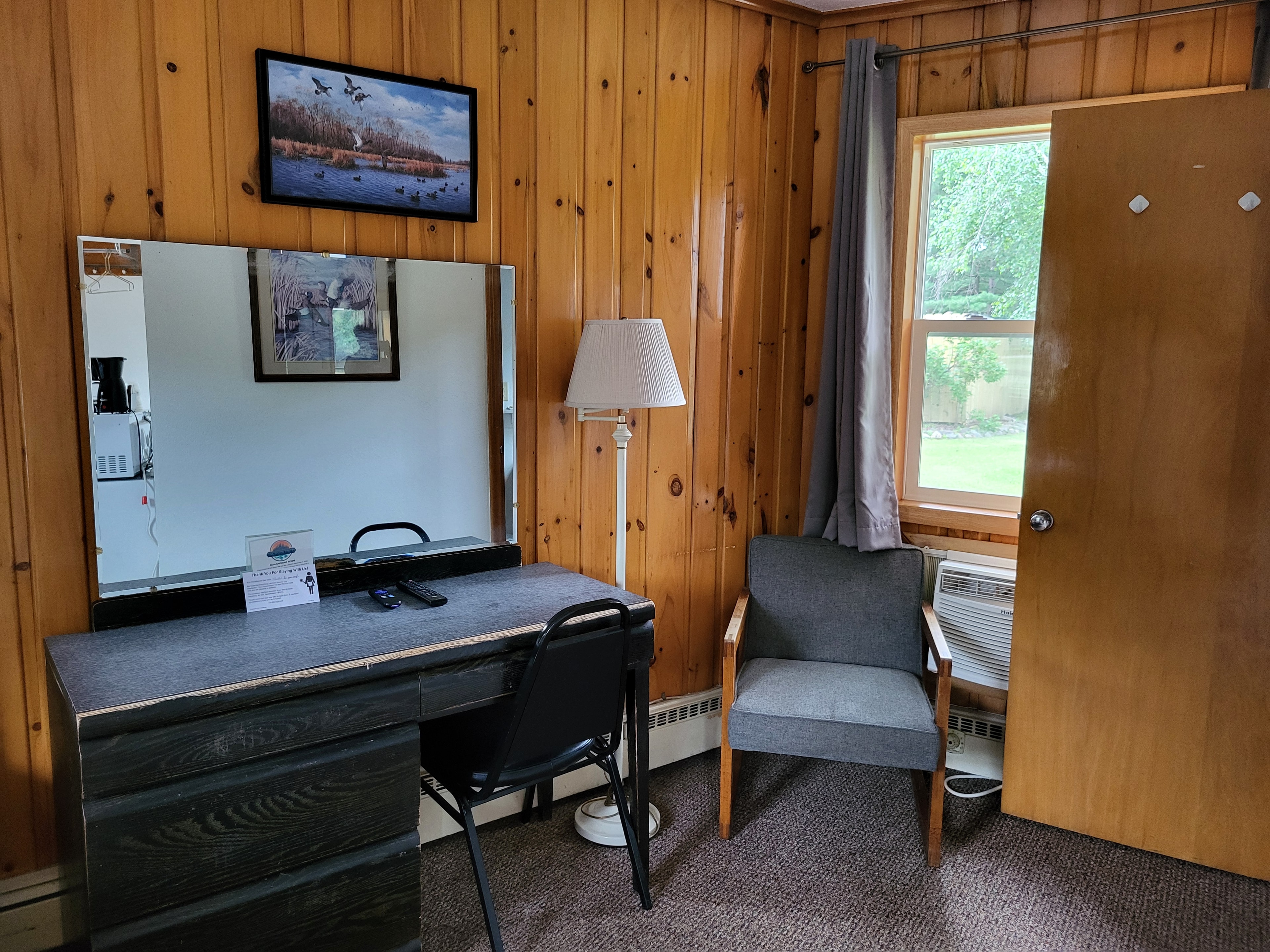 Pine Wood Motel Room 1 — bedroom detail